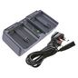 CoreParts Charger for Canon Camera, with UK AC Power Cord, Black, 1D Mark 3, 1D Mark 4, 1DS Mark 3, 1DX, 540EZ, 550EX, 580EX, 580EX-II, EOS 1DX Mark 2, EOS-1D Mark IV, EOS-1D MarkIII, EOS-1D X, EOS-1Ds Mark III, MR-14EX, MT-24EX