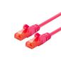 LOGON PROFESSIONAL PATCH CABLE U/UTP CAT6 - 0.5M RED