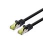LOGON PROFESSIONAL PATCH CABLE SFTP/AWG26/LSOH 0.5M - CAT6A 500Mhz - BLACK
