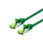 LOGON PROFESSIONAL PATCH CABLE SFTP/AWG26/LSOH 0.5M - CAT6A 500Mhz - GREEN