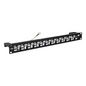 Lanview by Logon KEYSTONE 24-PORT PATCHPANEL EMPTY FOR RJ45 STAGGERED/SHIELDED