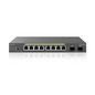 EnGenius Managed / stand-alone Desktop 8-port GbE 55WSwitch (PoE+)with 2x SFP