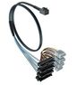 Overland-Tandberg 0.5M Internal Sas Cable - Mini-Sas (Sff-8643) To 4X29 Pin (Sff-8482) With Sas 15 Pin Power Port