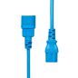 ProXtend Power Extension Cord C13 to C14 1M Blue