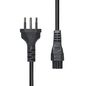 ProXtend Power Cord Brazil to C5 2M Black