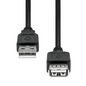 ProXtend USB 2.0 Extension Cable Black 30CM