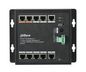 Dahua Switch PoE 8 puertos 100Mbps + 2 uplink Gigabit + 1 SFP uplink Gigabit. Temperatura -30°C a 65°C