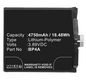 CoreParts Battery for Xiaomi Mobile, SmartPhone 18.48Wh Li-Polymer 3.89V 4750mAh Black for 12S Ultra, 2203121C, Mi 12S Ultra 5G