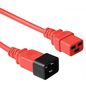 MicroConnect Red power cable C20-F to C19M, 1,8M