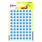 Avery Self-Adhesive Label Round Permanent Blue 490 Pc(S)