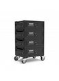 Port Designs Portable Device Management Cart/Cabinet Portable Device Management Cabinet Black