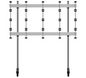 B-Tech Mobile Stand for INFiLED WP Series 4x4 DVLED Videowalls, Black