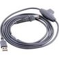 Datalogic Cable, USB, Type A, Optional Power USB Keyboard, USB COM Mode, Straight, CAB-412