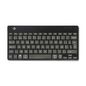 R-Go Tools Compact Break ergonomic keyboard, AZERTY (BE), bluetooth, black