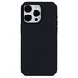 eSTUFF INFINITE ROME Magnetic Silicone Case for iPhone 15 Pro Max - Black 100% Recycled Materials