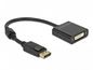 Delock video cable adapter 0.2 m DisplayPort DVI Black