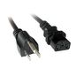 Lindy 2m US 3 Pin to C13 Mains Cable, lead free