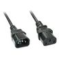 Lindy 3m C14 to C13 Mains Extension Cable, lead free, black