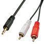 Lindy Premium Audio Cable 2x Phono 3.5 mm, 3m