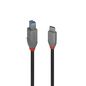 Lindy 3m USB 3.2 Type C to B Cable, 5Gbps, Anthra Line