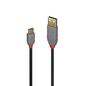 Lindy 0.5m USB 2.0  Type A to C Cable, Anthra Line