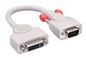 Lindy VGA to DVI Analogue Adapter Cable - DVI-I Female (Analogue) to VGA Male, 0.2m