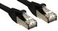 Lindy 0.5m Cat.6 S/FTP LSZH Network Cable, Black