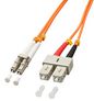 Lindy Fibre Optic Cable LC / SC OM2, 2m