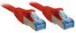 Lindy 10m Cat.6A S/FTP LSZH Network Cable, Red
