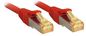 Lindy 0.3m RJ45 S/FTP LSZH Network Cable, Red