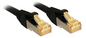 Lindy 0.5m RJ45 S/FTP LSZH Network Cable, Black