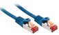 Lindy 0.3m Cat.6 S/FTP Network Cable, Blue