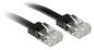 Lindy 3m Cat.6 U/UTP Flat Network Cable, Black