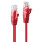 Lindy 2m Cat.6 U/UTP Network Cable, Red