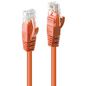 Lindy 1m Cat.6 U/UTP Network Cable, Orange