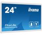iiyama Prolite 24" WHITE Panel-PC,A12,RK3399 4GB,32GB,PCAP, 1920x1080,IPS,WIFI, BT,Micro-SD,USB,Audio,HDMI,GMS