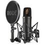 RØDE Large condenser capsule (1") with gold-coated diaphragm<br>Cardoid characteristics<br>Internal elastic Rycote Lyre support<br>Extremely low inherent noise of only 4.5dB(A)<br>Pioneering electronics<br>RØDE SM6 vibration damper included