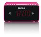 Lenco Cr-510 Clock Black, Pink