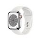 Apple Watch Series 8 Oled 41 Mm Digital 352 X 430 Pixels Touchscreen 4G Silver Wi-Fi Gps (Satellite)