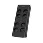 Philips Surge Protector Black 8 Ac Outlet(S) 2 M