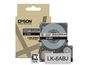 Epson Matte Tape – Grey/Black 24Mm(8M) – Lk-6Abj