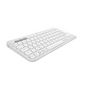 Logitech Pebble Keys 2 K380S Keyboard Rf Wireless + Bluetooth Qwerty Us International White