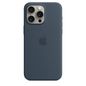 Apple Iphone 15 Pro Max Silicone Case With Magsafe - Blue