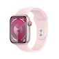 Apple Watch Series 9 45 Mm Digital 396 X 484 Pixels Touchscreen 4G Pink Wi-Fi Gps (Satellite)