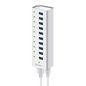 Alogic 10 Port Usb Hub With Usb Charging -Includes Power Adapter - Prime Series