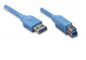 Techly Usb 3.0 Cable A Male / B Male 1 M Blue Icoc U3-Ab-10-Bl