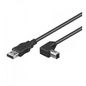 Techly Usb 2.0 Cable A Male / B Male Angled 0.5M Icoc U-Ab-005-Ang