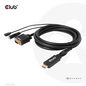 Club3D Hdmi To Vga Cable M/M 2M/6.56Ft 28Awg