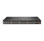 Hewlett Packard Enterprise Aruba 6300F 48-port 1GbE Class 4 PoE and 4-port SFP56 Managed L3 Gigabit Ethernet (10/100/1000) Power over Ethernet (PoE) 1U