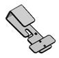 Ergonomic Solutions Cable protection bracket, Part A & B -BLACK-